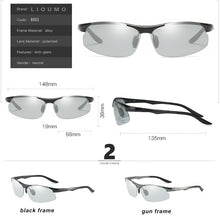 Load image into Gallery viewer, LIOUMO Aluminum Magnesium Men&#39;s Sunglasses Polarized Women Photochromic Eyewear Unisex Driving Goggles UV400 lentes para hombre