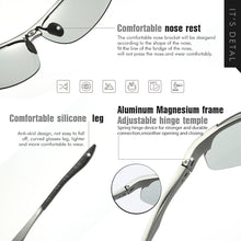 Load image into Gallery viewer, LIOUMO Aluminum Magnesium Men&#39;s Sunglasses Polarized Women Photochromic Eyewear Unisex Driving Goggles UV400 lentes para hombre