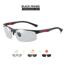 Load image into Gallery viewer, LIOUMO Aluminum Magnesium Polarized Sunglasses Men Intelligent Photochromic Glasses Women Safe Driving Fishing Goggle zonnebril