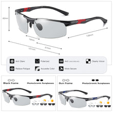 Load image into Gallery viewer, LIOUMO Aluminum Magnesium Polarized Sunglasses Men Intelligent Photochromic Glasses Women Safe Driving Fishing Goggle zonnebril