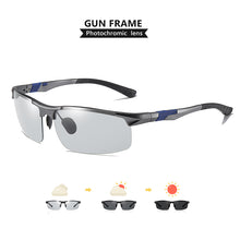 Load image into Gallery viewer, LIOUMO Aluminum Magnesium Polarized Sunglasses Men Intelligent Photochromic Glasses Women Safe Driving Fishing Goggle zonnebril