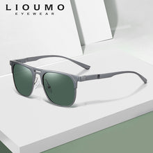 Load image into Gallery viewer, LIOUMO Aluminum Magnesium Square Sunglasses Men Polarized Driving Sun Glasses Women Classic Design Eyewear lentes de sol hombre