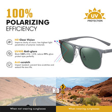 Load image into Gallery viewer, LIOUMO Aluminum Magnesium Square Sunglasses Men Polarized Driving Sun Glasses Women Classic Design Eyewear lentes de sol hombre