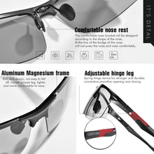 Load image into Gallery viewer, LIOUMO Aluminum Outdoor Sports Pochromic Sunglasses Men Polarized Driving Glasses Anti-Glare Goggle UV400 gafas de sol hombre