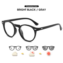 Load image into Gallery viewer, LIOUMO Anti Blue Light Glasses Women Men Photochromic Eyewear Computer Game Blue Light Blocking Eyewear Chameleon Trendy Unisex