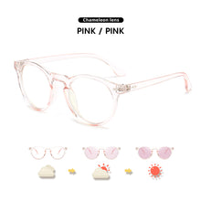 Load image into Gallery viewer, LIOUMO Anti Blue Light Glasses Women Men Photochromic Eyewear Computer Game Blue Light Blocking Eyewear Chameleon Trendy Unisex