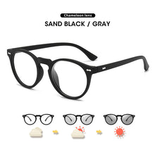 Load image into Gallery viewer, LIOUMO Anti Blue Light Glasses Women Men Photochromic Eyewear Computer Game Blue Light Blocking Eyewear Chameleon Trendy Unisex