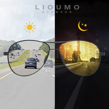 Carica l'immagine nel visualizzatore di Gallery, LIOUMO Occhiali da sole da aviazione per uomo Donna Occhiali da guida polarizzati Occhiali pocromici Antiriflesso lentes de sol hombre 