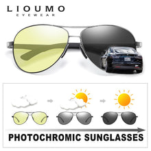 Carica l'immagine nel visualizzatore di Gallery, LIOUMO Occhiali da sole da aviazione per uomo Donna Occhiali da guida polarizzati Occhiali pocromici Antiriflesso lentes de sol hombre 