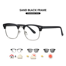 Load image into Gallery viewer, LIOUMO Blue Light Blocking Computer Glasses Square Frame Photochromic Eyeglasses Women Men Anti Blue Rays Unisex Eyewear UV400