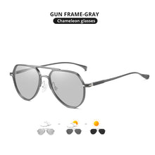 Load image into Gallery viewer, LIOUMO Brand Aluminum Magnesium Photochromic Sunglasses Men Women Polarized Driving Glasses Day Night Vision Goggle gafas de sol