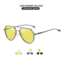 Load image into Gallery viewer, LIOUMO Brand Aluminum Magnesium Photochromic Sunglasses Men Women Polarized Driving Glasses Day Night Vision Goggle gafas de sol