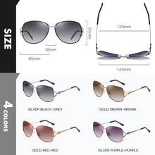 Load image into Gallery viewer, LIOUMO Brand Design Retro Sunglasses Women Polarized Gradient Glasses  Diamond Frame Eyewear Ladiy lunettes soleil