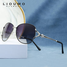Load image into Gallery viewer, LIOUMO Brand Design Retro Sunglasses Women Polarized Gradient Glasses  Diamond Frame Eyewear Ladiy lunettes soleil