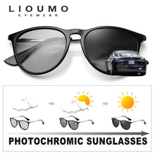 Load image into Gallery viewer, LIOUMO Brand Designer Chameleon Sunglasses Men Polarized Sun Glasses Women Photochromic Driving Eyewear UV400 gafas sol hombre