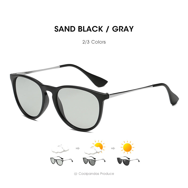 LIOUMO Brand Designer Chameleon Sunglasses Men Polarized Sun Glasses Women Photochromic Driving Eyewear UV400 gafas sol hombre