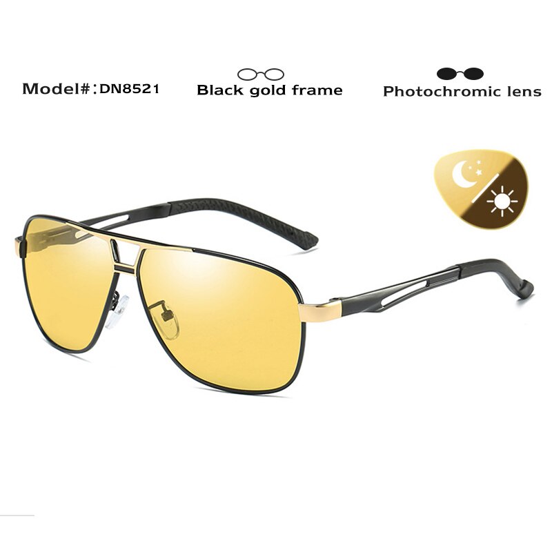 LIOUMO Brand Photochromic Sunglasses Polarized Men Sunglasses Day&Night Vision  Women Driving Glasses Oculos zonnebril mannen