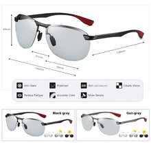 Load image into Gallery viewer, LIOUMO Brand Rimless Photochromic Sunglasses Men Polarized Chameleon Glasses Women Driving Goggles Sun Glasses zonnebril heren