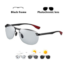 Load image into Gallery viewer, LIOUMO Brand Rimless Photochromic Sunglasses Men Polarized Chameleon Glasses Women Driving Goggles Sun Glasses zonnebril heren