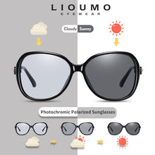 Load image into Gallery viewer, LIOUMO Brand design Women Photochromic Sunglasses Polarized Travel Driving Glasse Oversized Anti-glare lunette de soleil femme