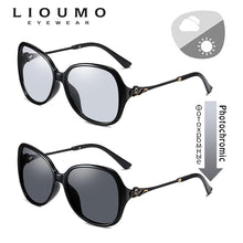 Load image into Gallery viewer, LIOUMO Brand design Women Photochromic Sunglasses Polarized Travel Driving Glasse Oversized Anti-glare lunette de soleil femme