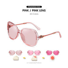 Load image into Gallery viewer, LIOUMO Brand design Women Photochromic Sunglasses Polarized Travel Driving Glasse Oversized Anti-glare lunette de soleil femme