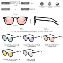 Load image into Gallery viewer, LIOUMO Cat Eye Photochromic Women Sun Glasses Classic Retro Rivet Men Polarized Sunglasses 100% UV Protection Change Color Lens