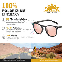 Load image into Gallery viewer, LIOUMO Cat Eye Photochromic Women Sun Glasses Classic Retro Rivet Men Polarized Sunglasses 100% UV Protection Change Color Lens