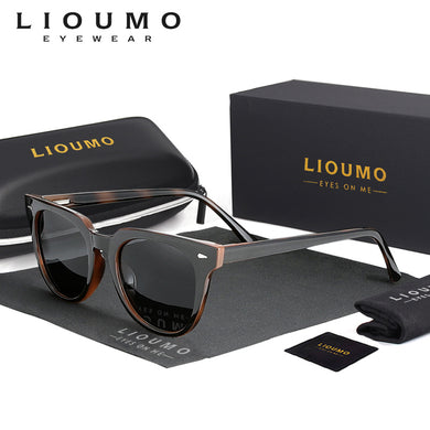 LIOUMO Cat Eye Sunglasses Women Polarized Men Sun Glasses Anti-Glare Driving Goggles Trendy Shades UV400 zonnebril heren