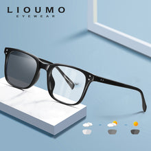 Load image into Gallery viewer, LIOUMO Classic Anti-Blue Light Glasses Women Photochromic Computer Gaming Eyeglasses Men UV400 lentes anti luz azul