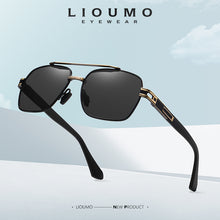 Load image into Gallery viewer, LIOUMO Classic Design Square Sunglasses For Men Polarized Sun Glasses Women Driving Glasses Gradient Lens lentes de sol hombre