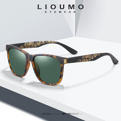 LIOUMO Classic Square Sunglasses Polarized Men Retro Anti-Glare Driving Eyewear For Women 2023 UV400 lentes de sol hombre