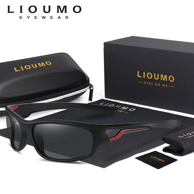 LIOUMO Classic Ultralight TR90 Goggles Windproof Polarized Sunglasses Men Sport Driving Sun Glasses UV400 lentes de sol hombre