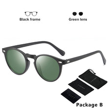 Load image into Gallery viewer, LIOUMO DESIGN Unisex Ultralight TR90 Polarized Sunglasses Men Women Driving Round Pink Shades Vintage Sun Glasses Gafas De Sol