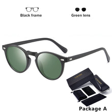 Load image into Gallery viewer, LIOUMO DESIGN Unisex Ultralight TR90 Polarized Sunglasses Men Women Driving Round Pink Shades Vintage Sun Glasses Gafas De Sol