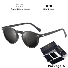 Load image into Gallery viewer, LIOUMO DESIGN Unisex Ultralight TR90 Polarized Sunglasses Men Women Driving Round Pink Shades Vintage Sun Glasses Gafas De Sol