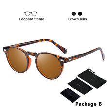 Load image into Gallery viewer, LIOUMO DESIGN Unisex Ultralight TR90 Polarized Sunglasses Men Women Driving Round Pink Shades Vintage Sun Glasses Gafas De Sol