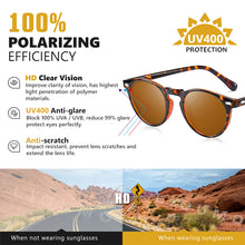 Load image into Gallery viewer, LIOUMO DESIGN Unisex Ultralight TR90 Polarized Sunglasses Men Women Driving Round Pink Shades Vintage Sun Glasses Gafas De Sol