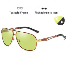 Carica l&#39;immagine nel visualizzatore di Gallery, LIOUMO Design Aviation Occhiali da sole polarizzati Uomo Cambia colore intelligente Occhiali da sole Donna Fotocromatici UV400 lunette de soleil 
