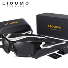 Load image into Gallery viewer, LIOUMO Design TR90 Goggles Windproof Polarized Sunglasses Men Sport Driving Sun Glasses Square Mirror UV400 lentes de sol hombre