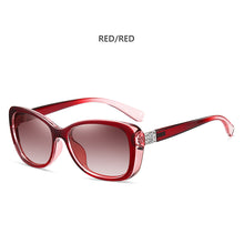 Load image into Gallery viewer, LIOUMO Elegant Women Sunglasses Polarized Gradient Lens Diamond Frame Eyewear Female Travelling Glasses gafas de sol