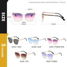 Load image into Gallery viewer, LIOUMO Cat Eye Sunglasses For Women Vintage Sun Glasses Men Driving Goggle Trendy Shades Gradient Lens gafas de sol