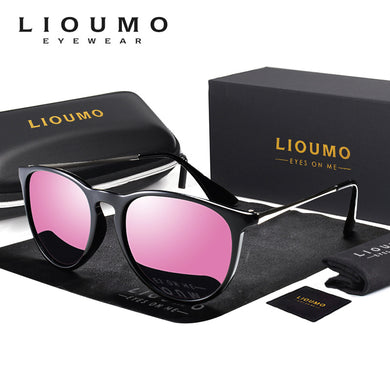 LIOUMO Cat Eye Sunglasses Women Polarized Glasses Men Vintage  Brand Designer Goggles Trendy Shades gafas de sol