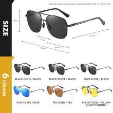 Load image into Gallery viewer, LIOUMO Design Oversized Sunglasses For Men Polarized Glasses Women Driving Eyewear Mirror Anti-Glare UV400 lentes de sol