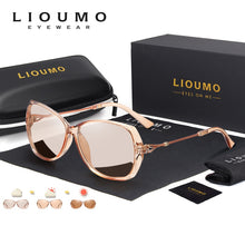 Load image into Gallery viewer, Fashion Design Photochromic Sunglasses For Women Polarized Travel Glasses Oversized Luxury Ladies Eyewear oculos de sol
