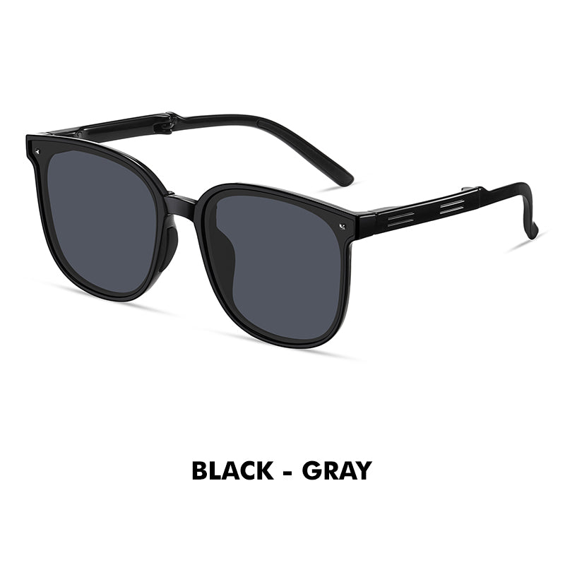 LIOUMO Foldable Sunglasses Women Polarized Travelling Driving Goggles Men Ultra-Light Cat Eye Glasses zonnebril dames