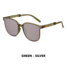 Load image into Gallery viewer, LIOUMO Foldable Sunglasses Women Polarized Travelling Driving Goggles Men Ultra-Light Cat Eye Glasses zonnebril dames