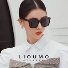 Load image into Gallery viewer, LIOUMO Oversize Sunglasses Women Polarized Travelling Ladies Men Eyewear Square Design UV400 Anti-Glare gafas de sol