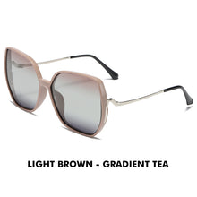 Load image into Gallery viewer, LIOUMO Oversized Sunglasses Polarized Women Brand Designer Gradient Sun Glasses Travel Goggle Anti-Glare zonnebril dames