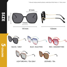 Load image into Gallery viewer, LIOUMO Oversized Sunglasses Polarized Women Brand Designer Gradient Sun Glasses Travel Goggle Anti-Glare zonnebril dames